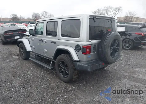 2020 Jeep Wrangler Unlimited Sahara Altitude 4X4 from USA, damaged, VIN 1C4HJXEG0LW282477